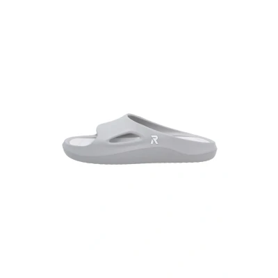Abbildung von Rieker Sport Pantolette flach, Herren, Größe: 44, Grau Schuhe