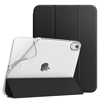 Abbildung von TiMOVO Hülle Kompatibel mit iPad 10 Generation 10,9 Zoll 2022, Dreifach Gefaltet PU Leder Schutzhülle Weich TPU Rückhülle, Auto Schlaf/Aufwach Case für 10, Schwarz