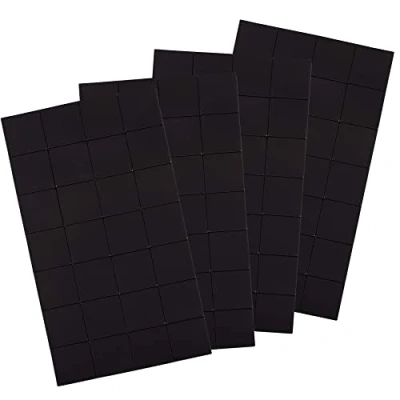 Abbildung von WINTEX Magnetplättchen 4x28 Quadratische Magnet Plättchen Pro Blatt Magnete Stark &amp; Selbstklebend Selbstklebende Mini Klebemagnete