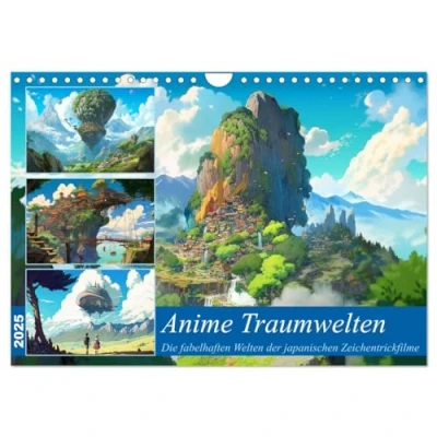 Abbildung von Anime Traumwelten (Wandkalender 2025 DIN A4 quer), CALVENDO Monatskalender