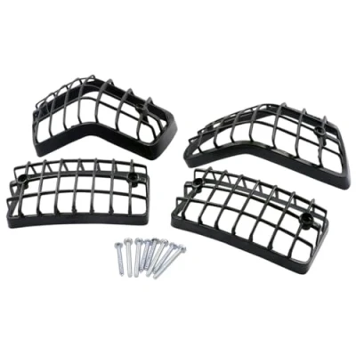 Abbildung von 2EXTREME Blinkergitter Set schwarz kompatibel für VESPA PX200 E Lusso EFL Arcobaleno Elestart 200 VSX1T, PX 80 Elestart, PX125 Arcobaleno, 125