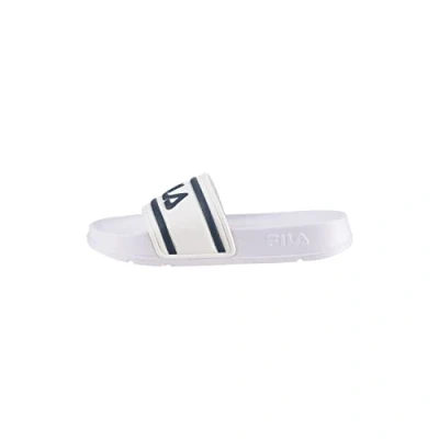 Abbildung von Fila Morro BAY Unisex Pantolette flach für Kinder, Größe: 34, White Hochwertiges lederimitat