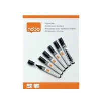 Abbildung von Nobo Boardmarker Liquid Ink Keilspitze VE=10 Stück schwarz