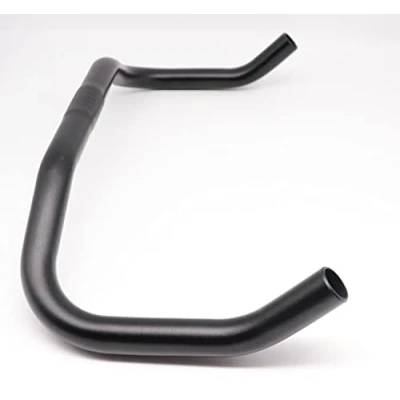 Abbildung von Alu Lenker Bullhorn für Fixie/Singlespeed 25,4mm 390 mm (Schwarz)
