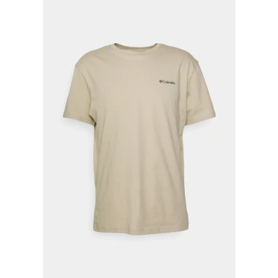 Abbildung von Columbia LOGO Short Sleeve Tshirt basic, Herren, Größe: XS, Ancient fossil