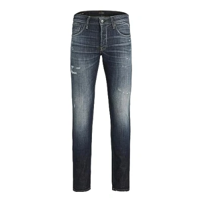 Abbildung von Jack &amp; Jones Jjiglenn Jjcole Jeans Slim Fit, Herren, Größe: 30x32, Blue denim