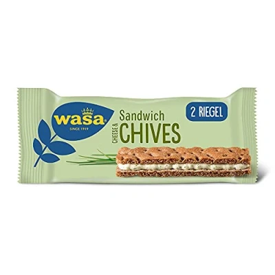 Abbildung von Wasa Knäckebrot Sandwich Käse &amp; Schnittlauch Multipack, 8er Pack (8 x 111 g)