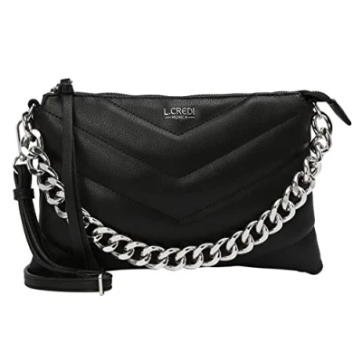 Abbildung von L.CREDI Kalinka Handtasche, Damen, Größe: One Size, Schwarz