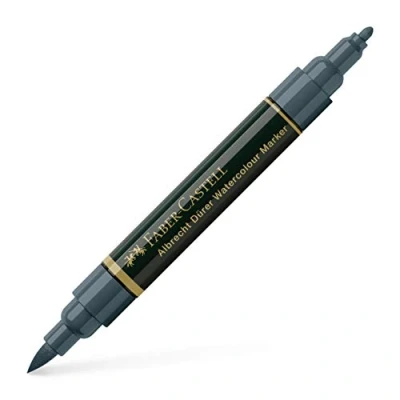 Abbildung von Faber Castell 160457 Aquarellmarker A. Dürer 157, 5 Stück Farbe Indigo dunkel