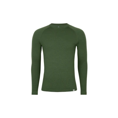 Abbildung von Danish Endurance Merino LONG Sleeve Shirt Unterhemd/shirt, Herren, Größe: XXL, Green