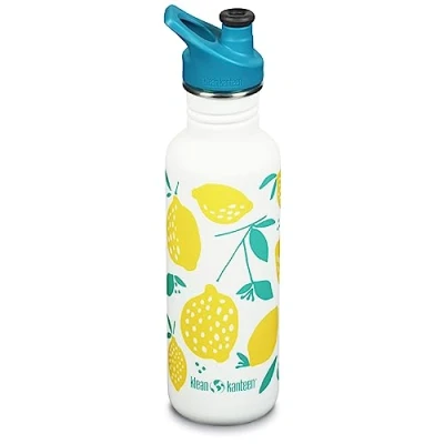 Abbildung von Klean Kanteen Unisex Erwachsene 1008929 Flasche, Lemons, One Size