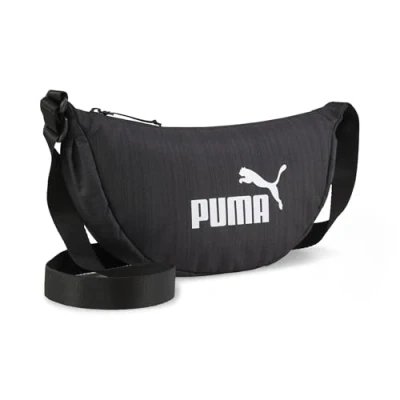 Abbildung von Puma BASE HALF MOON BAG Umhängetasche, Damen, Größe: One Size, Black