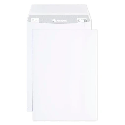 Abbildung von Clairefontaine 8042C Karton mit 500 Versandtaschen weiß C5 162x229mm, selbstklebend, 90g, 1