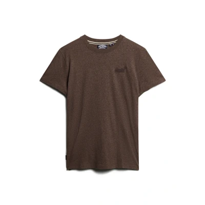 Abbildung von Superdry TEE Vintage LOGO EMB Tshirt basic, Herren, Größe: XXL, Cocoa brown marl