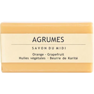 Abbildung von Savon du Midi Handseife Orange Grapefruit Karité Seife, Orange, 100 g
