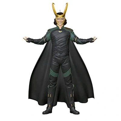 Abbildung von Hallmark Keepsake Weihnachtsdekoration 2023, Marvel Studios Loki Ornament, Superhelden Geschenke