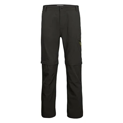 Abbildung von killtec Herren Funktionshose mit abzippbaren Beinen, packbar KOS 13 MN PNTS, grünanthrazit, 54, 38273 000