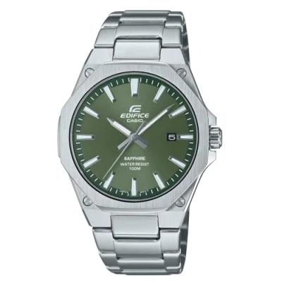 Abbildung von CASIO EDIFICE Quarzuhr EFR S108D 3AVUEF, Armbanduhr, Herrenuhr, Datum, bis 10 bar wasserdicht, Saphirglas