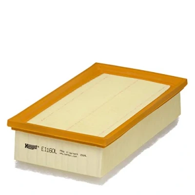Abbildung von HENGST FILTER E1160L Luftfilter 77 161 292 Filtereinsatz PEUGEOT: 308 SW 2, 3008 II SUV, Schrägheck, CITROËN: Jumpy III Kastenwagen