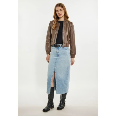 Abbildung von DREIMASTER Vintage Damen Jacke S / Taupe 100% Lammleder