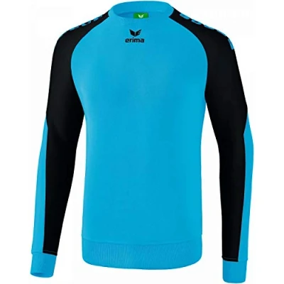 Abbildung von ERIMA Erwachsene Sweatshirt Essential 5 C, curacao/schwarz, M, 6071905