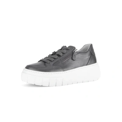 Abbildung von Gabor Plateausneaker, Freizeitschuh, Halbschuh, Schnürschuh mit modischer Plateausohle