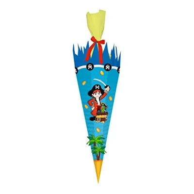 Abbildung von Ludwig Bähr Schultüten Bastelset 68cm easy line Pirat