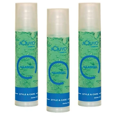 Abbildung von Haargel starker Halt für Männer und Frauen (3er Pack 3x 200ml) Styling Gel strong hold das tägliche Haarstyling Hair zum stylen formen der Haare