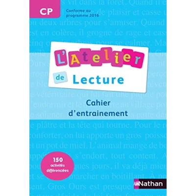 Abbildung von Atelier de lecture CP Cahier d&#039;entrainement: d&#039;entraînement