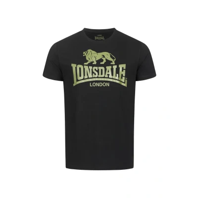 Abbildung von Lonsdale Tshirt print, Herren, Größe: XXL, Black/olive