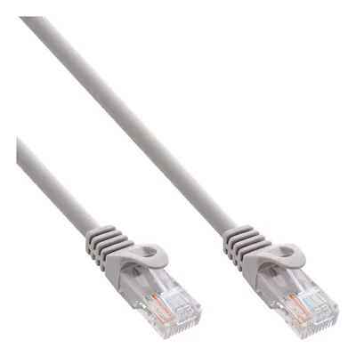 Abbildung von InLine® Patchkabel, U/UTP, Cat.5e, grau, 2m