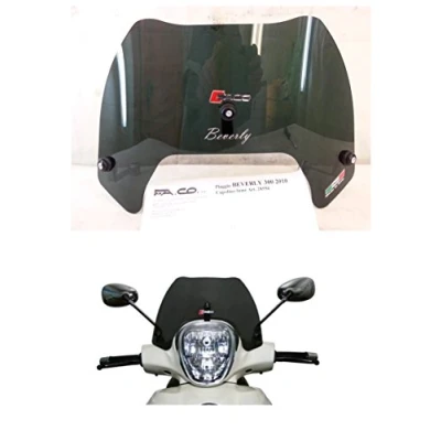 Abbildung von Windschild Rauchgrau niedrig Piaggio Beverly 300 2010 125i