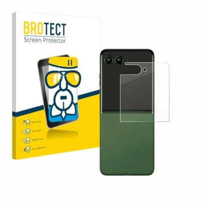 Abbildung von BROTECT Schutzglas für Motorola Razr 50 Ultra (Hinteres Display) Schutzfolie Panzer Folie Glas [Extrem Kratzfest 9H, Anti Fingerprint,