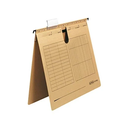 Abbildung von Herlitz 10843381 Hängehefter A4 Kraftkarton verpackt kfm. Heftung (75 er (herlitz), Hefter)