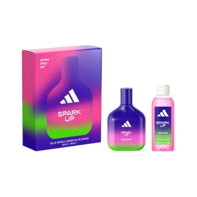Abbildung von Das adidas Vibes Set mit Spark Up Eau de Parfum und Duschgel