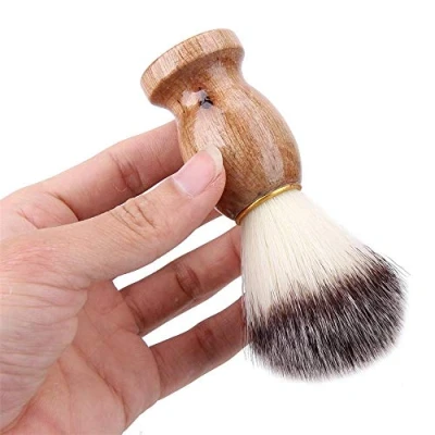 Abbildung von Premium Qualität Dachshaar Männer Rasierpinsel Barber Salon Gesichts Bart Reinigung Rasier Schaum Rasiermesser Pinsel