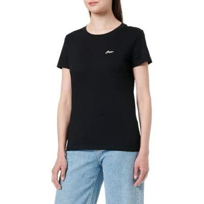 Abbildung von BOSS Esogo Tshirt basic, Damen, Größe: Medium, Black
