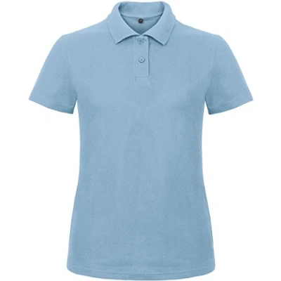 Abbildung von B&amp;C: Ladies` Piqué Polo Shirt ID.001 Women PWI11, Größe:XL;Farbe:Light Blue