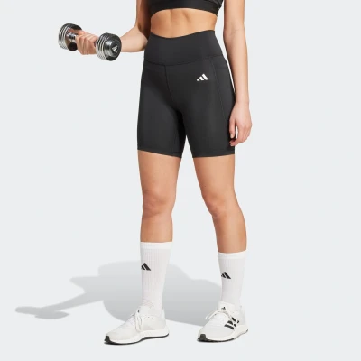 Abbildung von adidas Performance Optime Essentials Stash Pocket Short Tights, Damen, Größe: XXL, Black