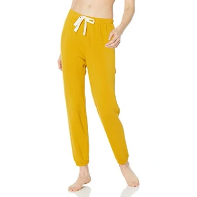 Abbildung von Amazon Essentials Damen Leichte Lounge Joggingpyjamahose aus Terry Frottee (Erhältlich in Übergröße), Dunkelgelb, S