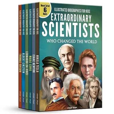 Abbildung von Extraordinary Scientists Who Changed the World: Set of 6 Books (Illustrated Biography for Kids)