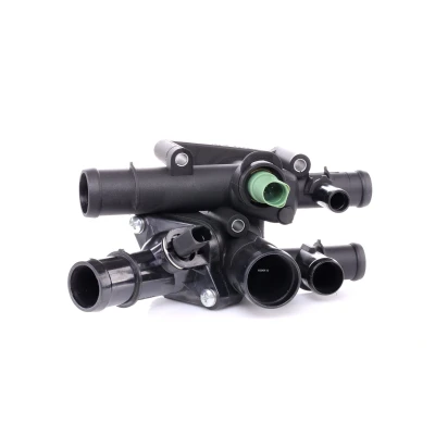 Abbildung von VEMO Original Quality V15 99 1909 Kühlwasserthermostat 105 mit Dichtung Sensor Kunststoffgehäuse, Gehäuse VOLKSWAGEN: Golf 4 Schrägheck