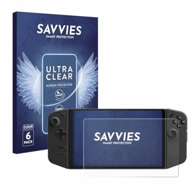 Abbildung von Savvies 6 Stück Schutzfolie für Lenovo Legion Go Displayschutz Folie Ultra Transparent
