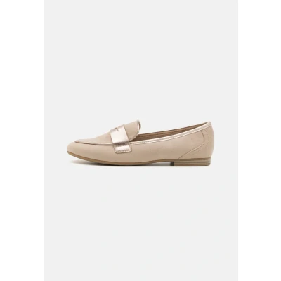 Abbildung von MARCO TOZZI Damen Slipper mit Blockabsatz Vegan, Beige (Dune Comb), 37 EU