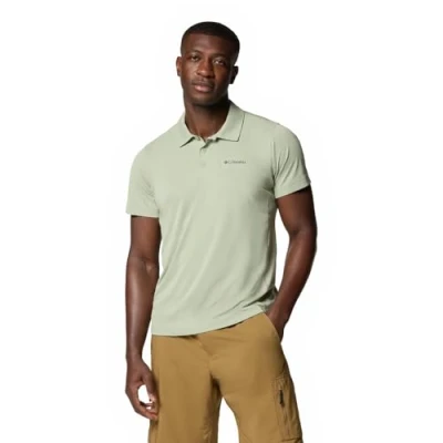 Abbildung von Columbia Men&#039;s Zero Rules Light Polo, Technical Polo Shirt, Safari, XL