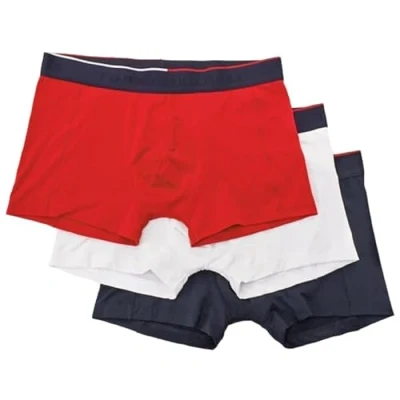 Abbildung von Tommy Hilfiger Trunk 3 PACK Panties, Herren, Größe: XL, Primary red/white/desert sky