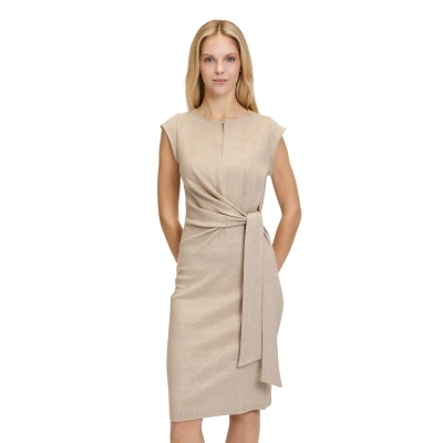 Abbildung von Cartoon Jerseykleid mit Lurexfaden Form