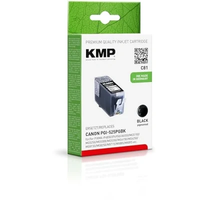Abbildung von KMP Druckerpatrone C81 schwarz kompatibel zu Canon PGI 525 BK