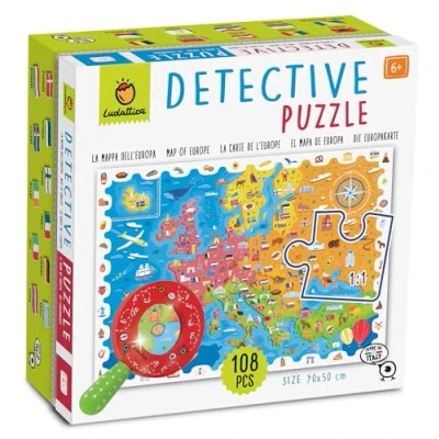 Abbildung von Ludattica Detektiv Puzzle Die Karte von Europa