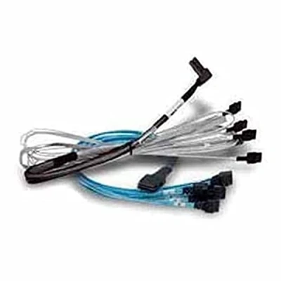 Abbildung von Broadcom SAS internes Kabel 1x8 Slim (SFF 8654) (M) auf 1m